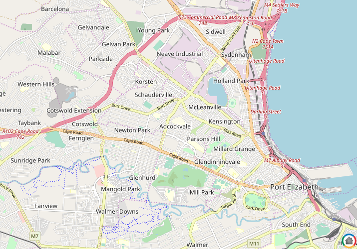 Map location of Perridgevale